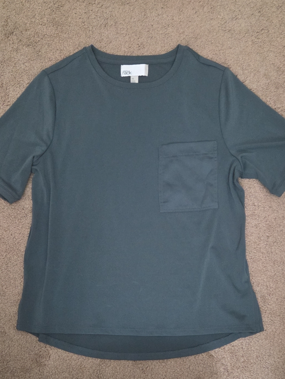 *NWOT* Slate Blue Short Sleeve Pocket Tee